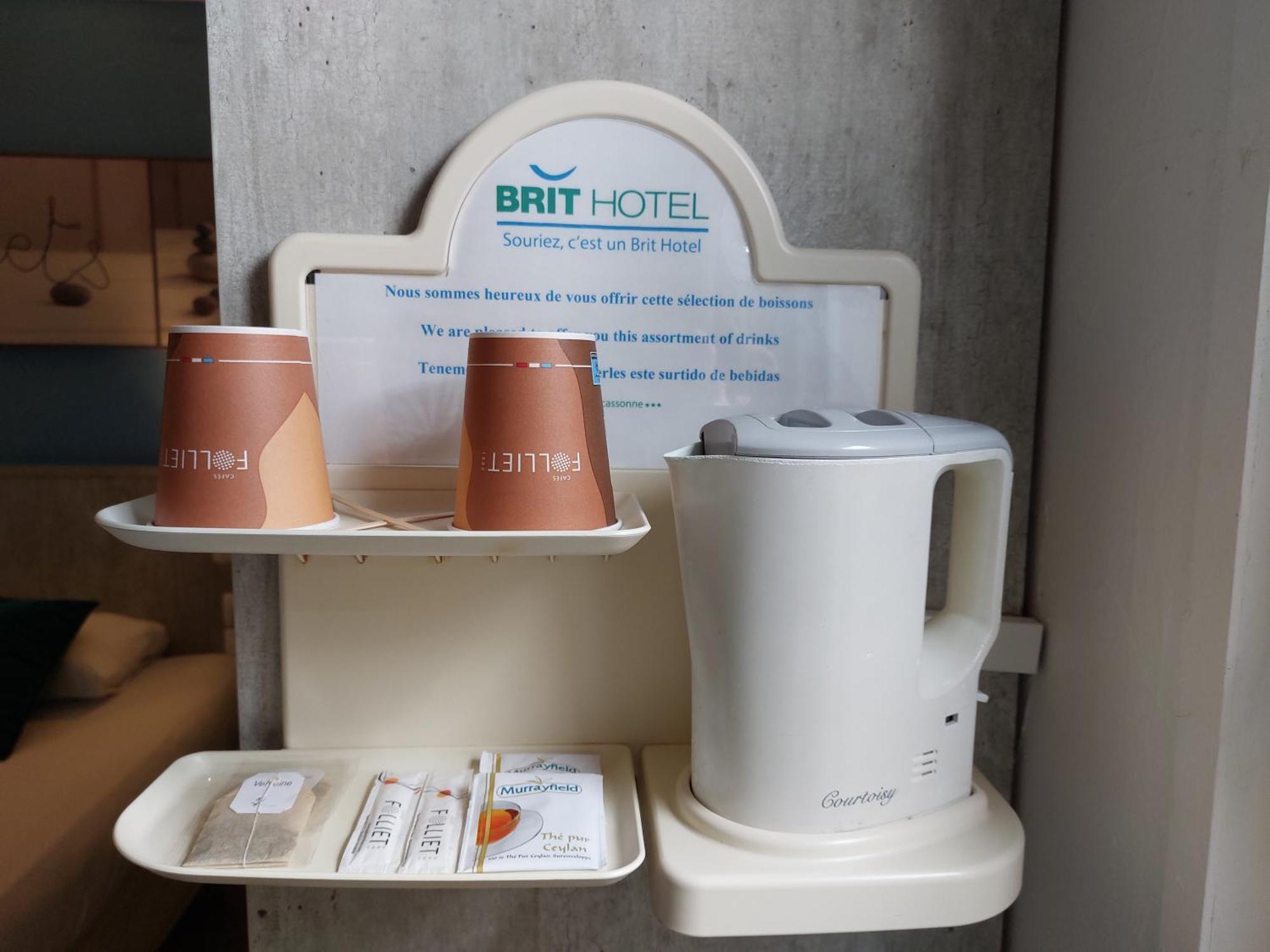 Brit Hotel Bosquet Carcassonne Cite Bagian luar foto