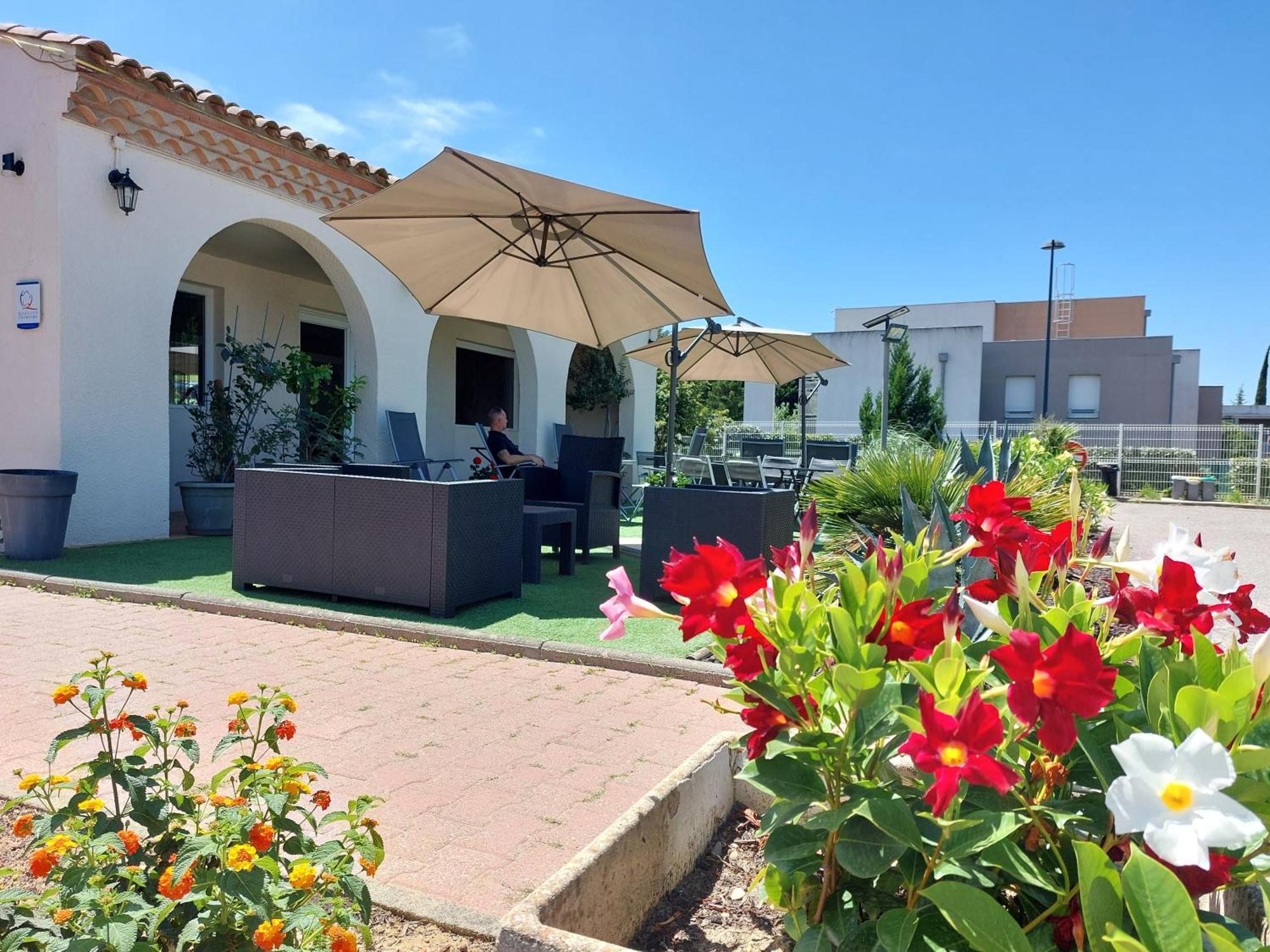 Brit Hotel Bosquet Carcassonne Cite Bagian luar foto
