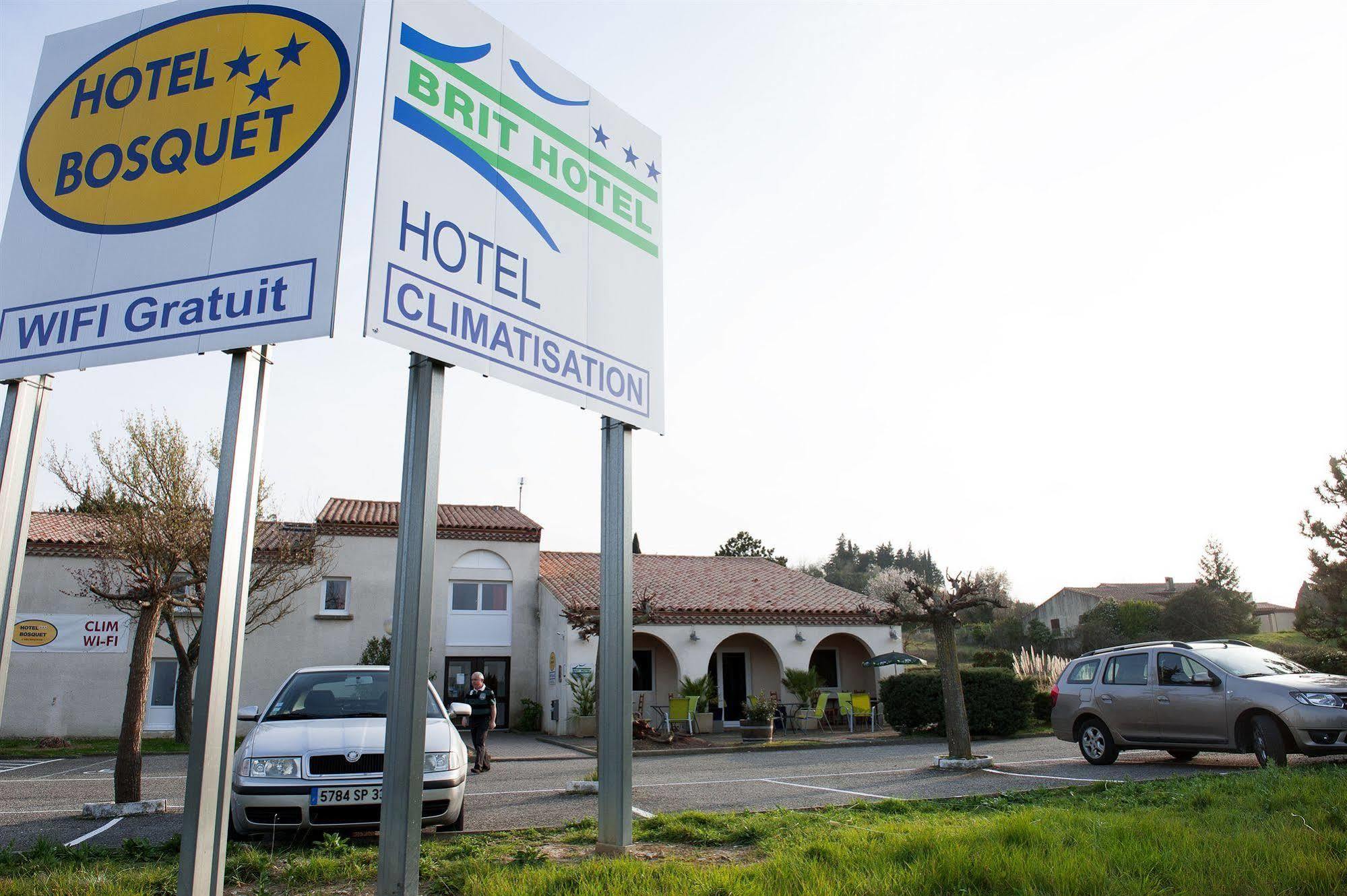Brit Hotel Bosquet Carcassonne Cite Bagian luar foto